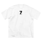 lucky_numberの7_LUCKY NUMBER ビッグシルエットTシャツ
