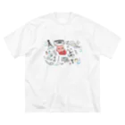 めんだこラボのMENDAKOLABO！ ビッグシルエットTシャツ