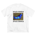 mikanのスペースデブリ ビッグシルエットTシャツ