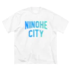 JIMOTOE Wear Local Japanの二戸市 NINOHE CITY ビッグシルエットTシャツ