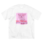 脳みそちゃんの【私はあなたに夢中】脳みそちゃん ビッグシルエットTシャツ