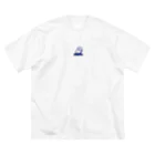 ヒュードロズshopのR.I.Pヒュードロズ(ブルー) Big T-Shirt