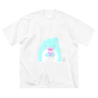 べあ🧸‪🍼のゆるふわーず♡いるか ビッグシルエットTシャツ