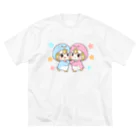 ぽんぽこチャリティのなかよしぺんぎんぽんぽん Big T-Shirt