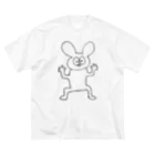 ささかまのうさぎ ビッグシルエットTシャツ