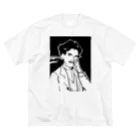 山形屋米店のニコラ・テスラ（Nikola Tesla） ビッグシルエットTシャツ