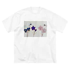 zimei-diary の涼し気モダン更紗 ビッグシルエットTシャツ