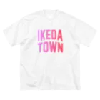 JIMOTOE Wear Local Japanの池田町 IKEDA TOWN Big T-Shirt