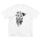 79RA絵画倉庫の浸 ビッグシルエットTシャツ