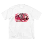 歌川シキの薄紅 ビッグシルエットTシャツ