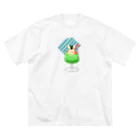 SHOP ベアたんのシュワシュワ　ウエネコさん Big T-Shirt