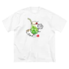 ねころぶ shopのねころぶ【メロンソーダ】 ビッグシルエットTシャツ