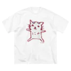 ネコのうーたんになりたいくちばしショップのにゃ♪専用系 ビッグシルエットTシャツ