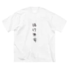 arareaの諸行無常（四字熟語シリーズ） ビッグシルエットTシャツ