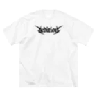 YuukingStoreのSEDITION(black) ビッグシルエットTシャツ