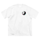 RAWCARism2022公式グッズのRAWCARism 2022 グリッチ WHITE ビッグシルエットTシャツ