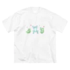 シバの踊るイエアメ ビッグシルエットTシャツ