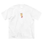 shrimp catのshrimp cat ビッグシルエットTシャツ