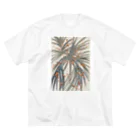 Chiyon 水彩とお花のアートの棕櫚の日光浴 Big T-Shirt