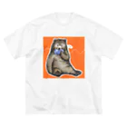 有森しずくの野生の獣と布のけもの ビッグシルエットTシャツ