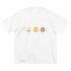 うしこの唄うドーナッツ ビッグシルエットTシャツ