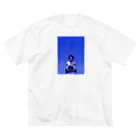 青江鍛錬道場のBlue Blue 01 ビッグシルエットTシャツ