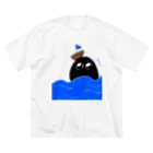 万屋黒狐の海坊主さん ビッグシルエットTシャツ