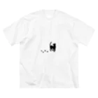 mochiko_officialの猫ちゃんシリーズ ビッグシルエットTシャツ