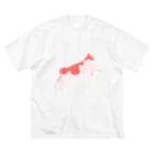 キャットニャーのThe Cat Flew ビッグシルエットTシャツ