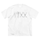 ナニモノニモの19xx ビッグシルエットTシャツ