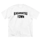 JIMOTOE Wear Local Japanの笠松町 KASAMATSU TOWN ビッグシルエットTシャツ