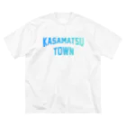 JIMOTOE Wear Local Japanの笠松町 KASAMATSU TOWN ビッグシルエットTシャツ