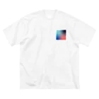 勤息義隆のTECHNOBOSE グラデーション ビッグシルエットTシャツ