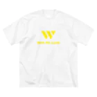 With No LimitのWith No Limit ロゴ Yellowバージョン ビッグシルエットTシャツ