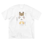 moca's  atelierのげっ歯類あぴーる ビッグシルエットTシャツ