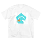 からふるなそらのりすと金魚がはじめまして！！(summer.ver) ビッグシルエットTシャツ