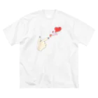 ゆでたまごSHOPのバキューン ビッグシルエットTシャツ