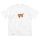 森モラルの犬 ビッグシルエットTシャツ