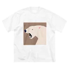 Ostrich GamesのシロクマＴ ビッグシルエットTシャツ