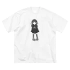 いゝんてふのローポリもの子 ビッグシルエットTシャツ