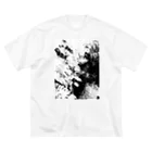 le hoshi★のbotanical garden-waterfall ビッグシルエットTシャツ