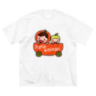 hanamikanのみかんゴー ビッグシルエットTシャツ