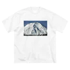 下田村の冠雪した富士山_003 Big T-Shirt