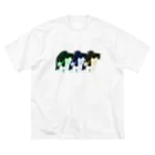 きいろいののビビりﾊﾁﾜﾚﾈｺﾁｬﾝ Big T-Shirt