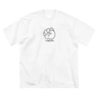 イラスト MONYAAT のジャンケン　グー ビッグシルエットTシャツ