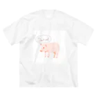 JUMPINGのPIG ビッグシルエットTシャツ