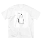 nuko。のたべにゃんこシリーズ　ぽんず Big T-Shirt