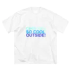 異文化交流のOH! SO COOL OUTSIDE! (お酢をください) ビッグシルエットTシャツ