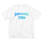 JIMOTOE Wear Local Japanの白浜町 SHIRAHAMA TOWN ビッグシルエットTシャツ