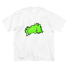 CREAM PIEのSICK•ILL(White) ビッグシルエットTシャツ